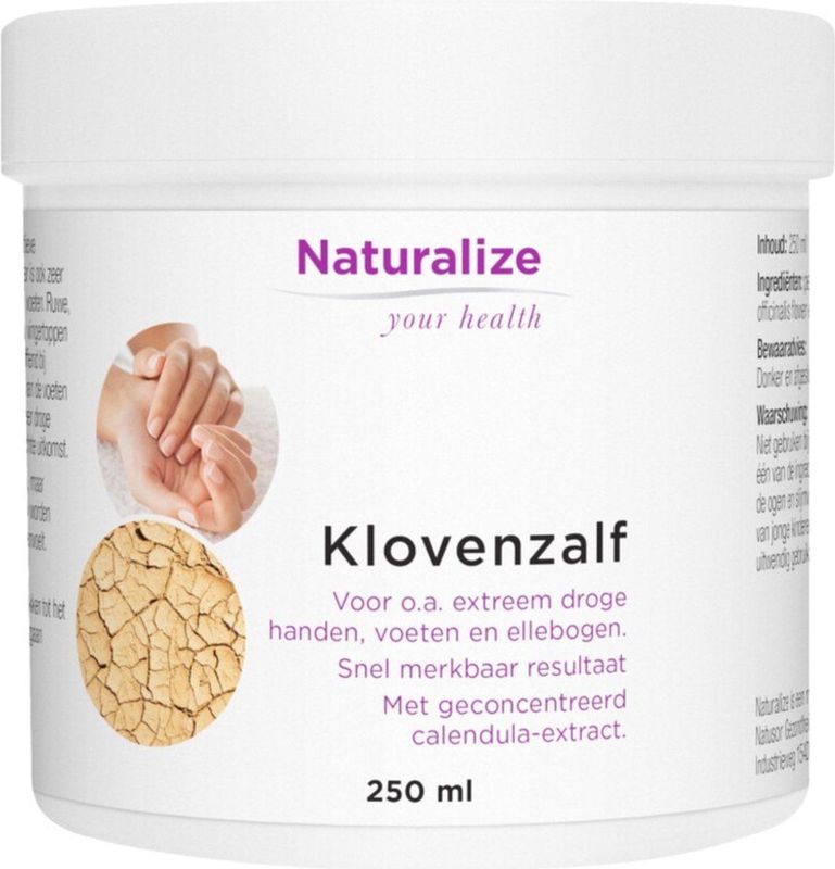 Naturalize - Klovenzalf - Voetencrème - 100ml - Effectief bij Kloven