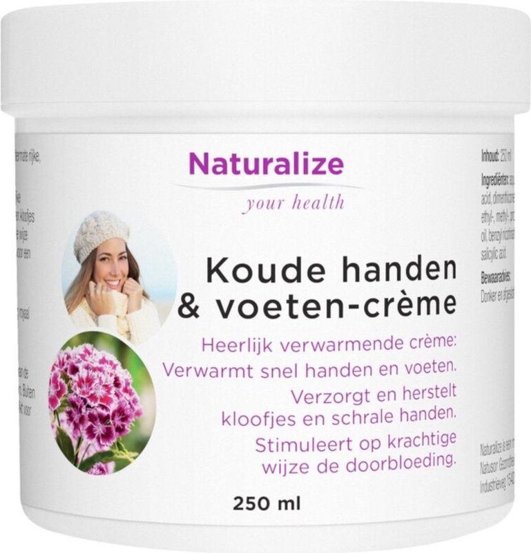Naturalize - Koude Handen en Voeten Crème - Rijk - Verwarmend Effect