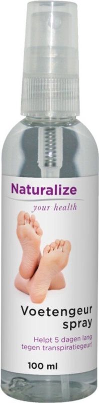 Naturalize - Voetengeurspray - Helpt Tegen Transpiratiegeur - 150ml