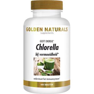 Golden Naturals Chlorella 600 veganistische tabletten