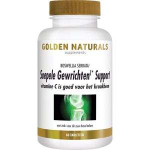 Golden Naturals - Soepele Gewrichten Support - 60 Tabletten - Voedingssupplement