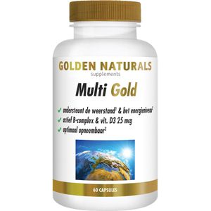 Golden Naturals Multi Gold  60vegetarische capsules |
