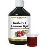 Golden Naturals Cranberry & D-mannose Liquid 500 milliliter