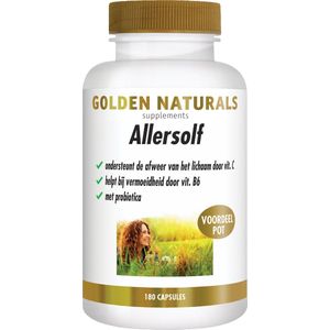 Golden Naturals Allersolf 180 tabletten
