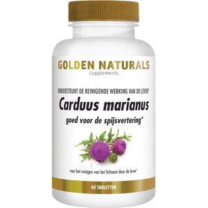 Golden Naturals Carduus Marianus 60 veganistische tabletten