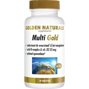 Golden Naturals Multi Gold (30 vegetarische tabletten)