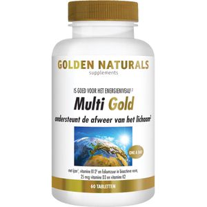 Golden Naturals Multi Strong Gold 60 vegetarische tabletten