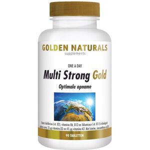 Golden Naturals Multi Strong Gold 90 vegetarische tabletten