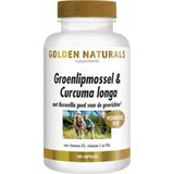 Golden Naturals Groenlipmossel & Curcuma longa  180capsules |