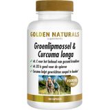 Golden Naturals Groenlipmossel & Curcuma longa 180 capsules