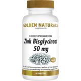 Golden Naturals Zink Bisglycinaat 50 mg 60 veganistische tabletten