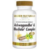 Golden Naturals Ashwagandha & Rhodiola 60 vegetarische capsules