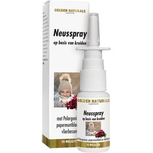 Golden Naturals - Neusspray - Natuurlijk - 20ml