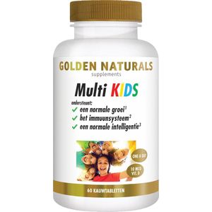 Golden Naturals Multi KIDS (60 kauwtabletten)