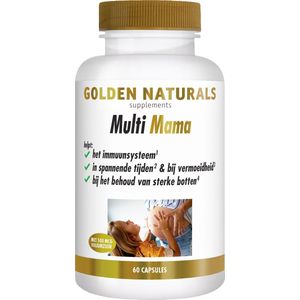 Golden Naturals - Multi Mama - Vitaminen en Mineralen - 60 Veganistische Capsules