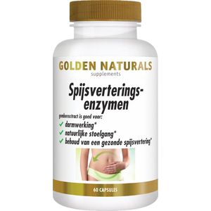 Golden Naturals Spijsverteringsenzymen 60 veganistische capsules