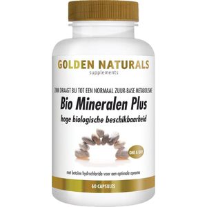 Golden Naturals Bio mineralen complex 60 vegetarische capsules