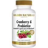 Golden Naturals Cranberry & Probiotica 180 veganistische maagsapresistente capsules