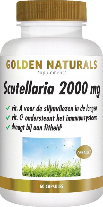 Scutellaria - 2000 mg - Multivitaminen - Natuurlijke Ondersteuning