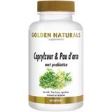 Golden Naturals - Caprylzuur & Pau D'Arco Formule - Capsules - 1 Miljard Probiotica