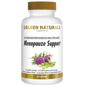 Golden Naturals Menopauze support 60 vegetarische capsules