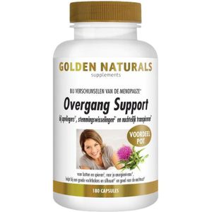 Golden Naturals - Overgang Support Capsules - 180 Stuks - Vitamine D3 - Artisjok