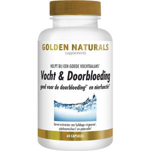 Golden Naturals Vocht & Doorbloeding 60 veganistische capsules