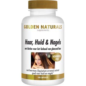 Golden Naturals Haar, Huid & Nagels (180 vegetarische capsules)