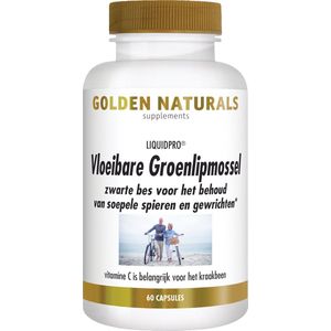 Golden Naturals Vloeibare Groenlipmossel (60 softgel capsules)