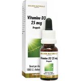 Golden Naturals Vitamine D3 25 mcg druppels 20 milliliter