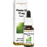 Golden Naturals Vitamine D3 25 mcg druppels 20 milliliter