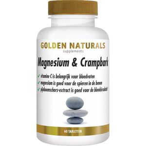 Golden Naturals Magnesium & Crampbark (60 tabletten)