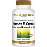 Golden Naturals Vitamine B-complex 60 veganistische tabletten