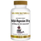 Golden Naturals Multiple Magnesium 200 mg 60 veganistische tabletten