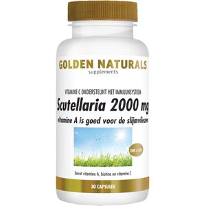 Golden Naturals Scutellaria 2000 mg 30 veganistische capsules