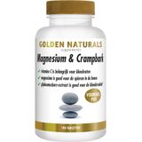 Golden Naturals Magnesium & crampbark 180 tabletten