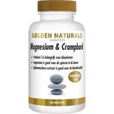 Golden Naturals Magnesium & crampbark 180 tabletten