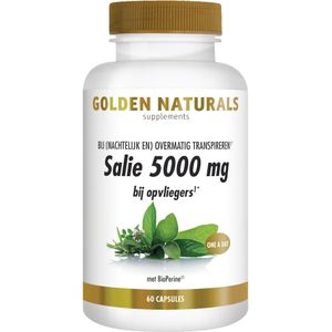 Golden Naturals Salie 5000 mg 60 veganistische capsules