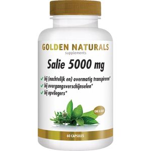 Golden Naturals Salie 5000mg (60 veganistische capsules)