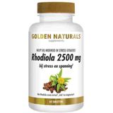 Golden Naturals - Rhodiola 2500mg - Vegan - 60 Tabletten