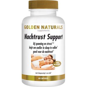 Golden Naturals Nachtrust Support (60 veganistische capsules)