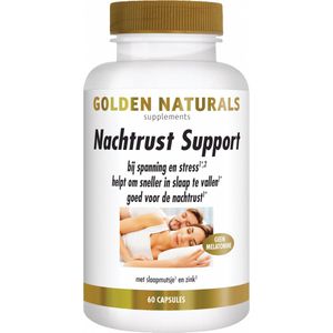 Golden Naturals Nachtrust Support (60 veganistische capsules)