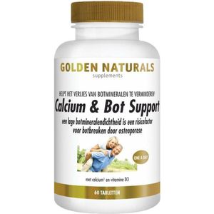 Golden Naturals Calcium & Bot Support 60 vegetarische tabletten