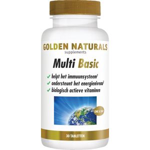 Golden Naturals Multi Basic (30 vegetarische tabletten)