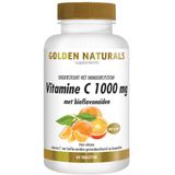 Golden Naturals Vitamine C 1000 mg met bioflavonoïden 60 veganistische tabletten