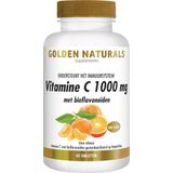 Golden Naturals Vitamine C 1000 mg met bioflavonoïden 60 veganistische tabletten