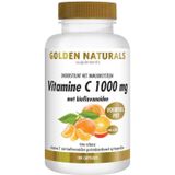 Golden Naturals Vitamine C 1000 mg met bioflavonoïden 180 veganistische tabletten