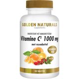 Golden Naturals Vitamine C 1000 mg met rozenbottel 180 veganistische tabletten
