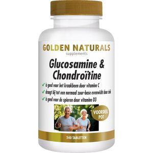 Golden Naturals Glucosamine Plus 240 tabletten