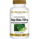 Golden Naturals - Ginkgo Biloba - 7500mg - 60 Veganistische Capsules